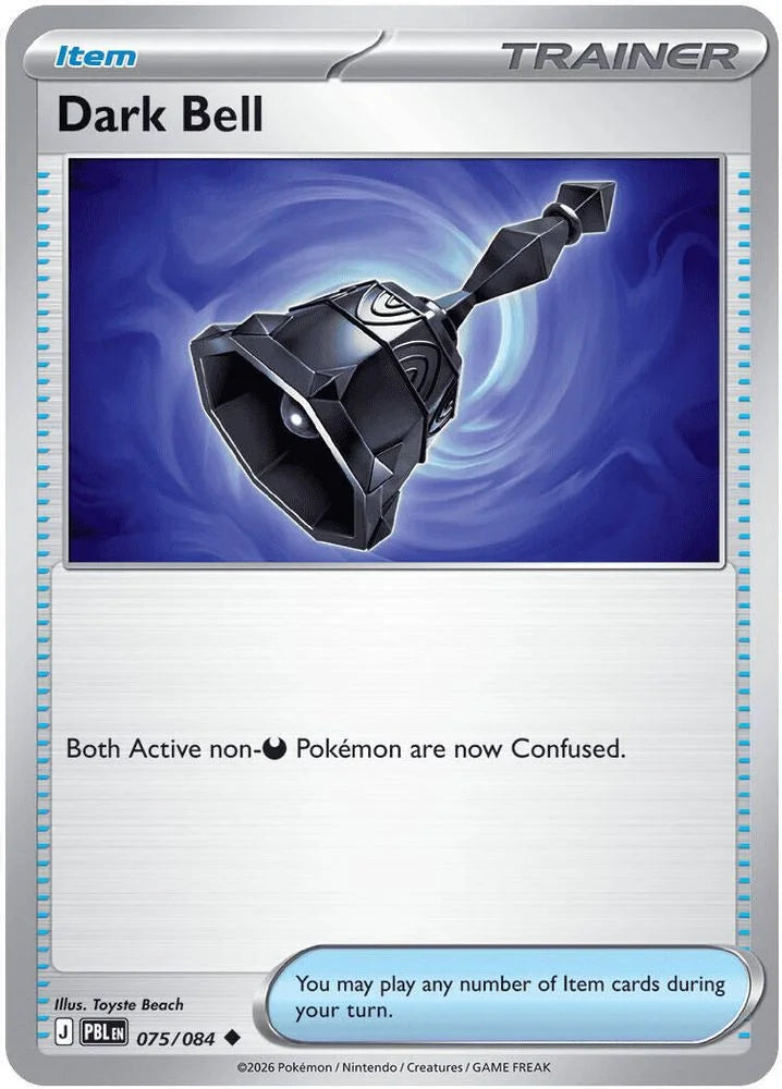 Dark Bell 75/84 Pitch Black English Pokémon card