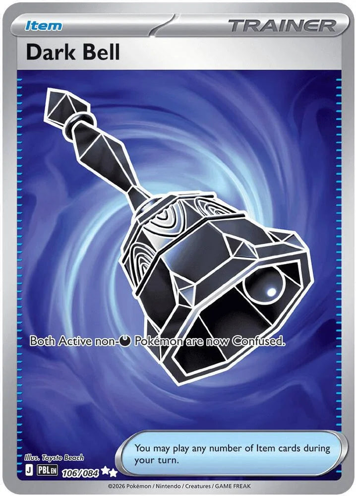 Dark Bell 106/84 Pitch Black English Pokémon card