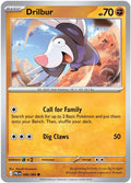 Drilbur 46/84 Pitch Black English Pokémon card