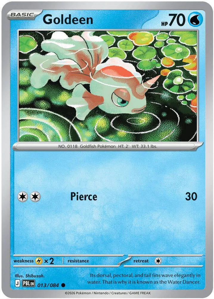 Goldeen 13/84 Pitch Black English Pokémon card