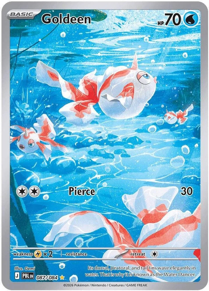 Goldeen 87/84 Pitch Black English Pokémon card