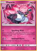Diancie 94/147 Burning Shadows English Pokémon card