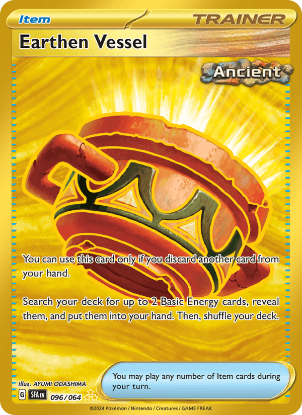 Earthen Vessel 96/64 Shrouded Fable English Pokémon card
