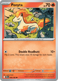 Ponyta 29/182 Destined Rivals English Pokémon card