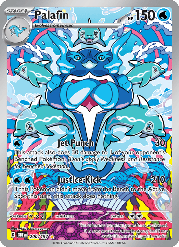 Palafin 200/197 Obsidian Flames English Pokémon card