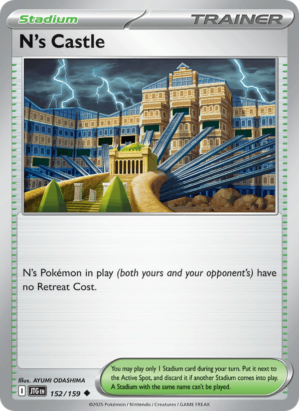 N's Castle 152/159 Journey Together English Pokémon card