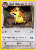 Dark Raticate 51/82 Team Rocket English Pokémon card