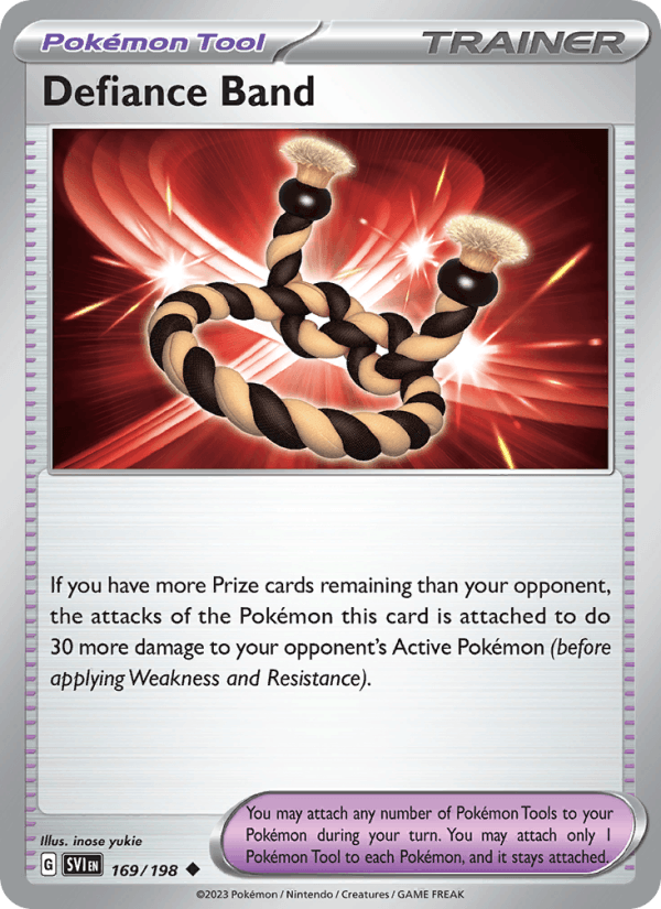 Defiance Band 169/198 Scarlet & Violet English Pokémon card