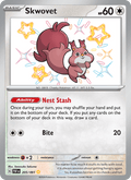 Skwovet 205/91 Paldean Fates English Pokémon card