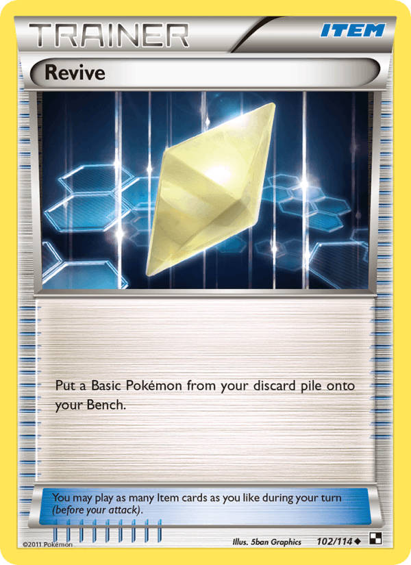 Revive 102/114 Black & White English Pokémon card