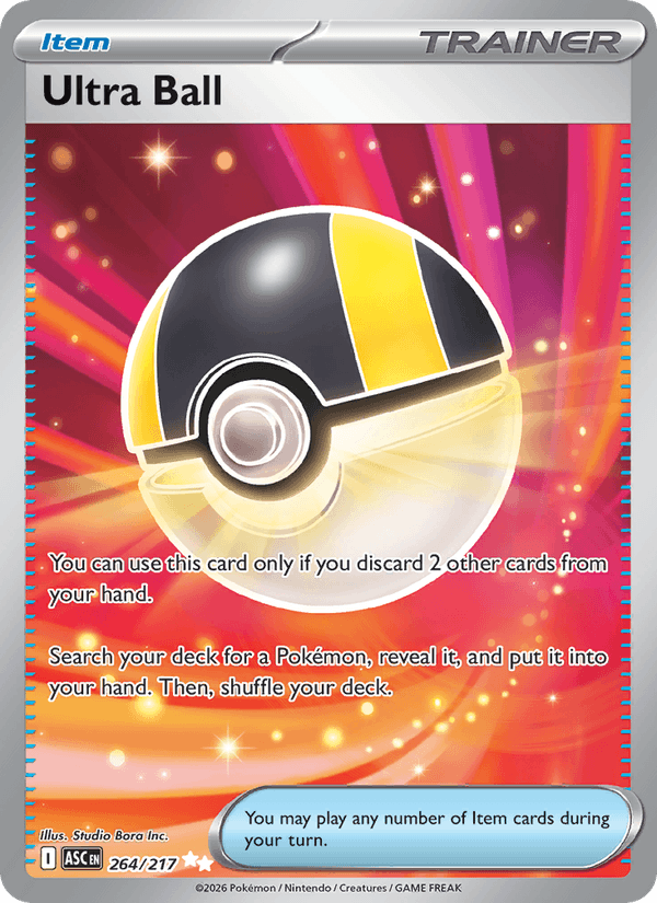 Ultra Ball 264/217 Ascended Heroes English Pokémon card