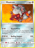 Heatran 88/156 Ultra Prism English Pokémon card