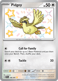 Pidgey 196/91 Paldean Fates English Pokémon card