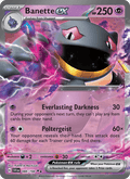 Banette ex 88/198 Scarlet & Violet English Pokémon card
