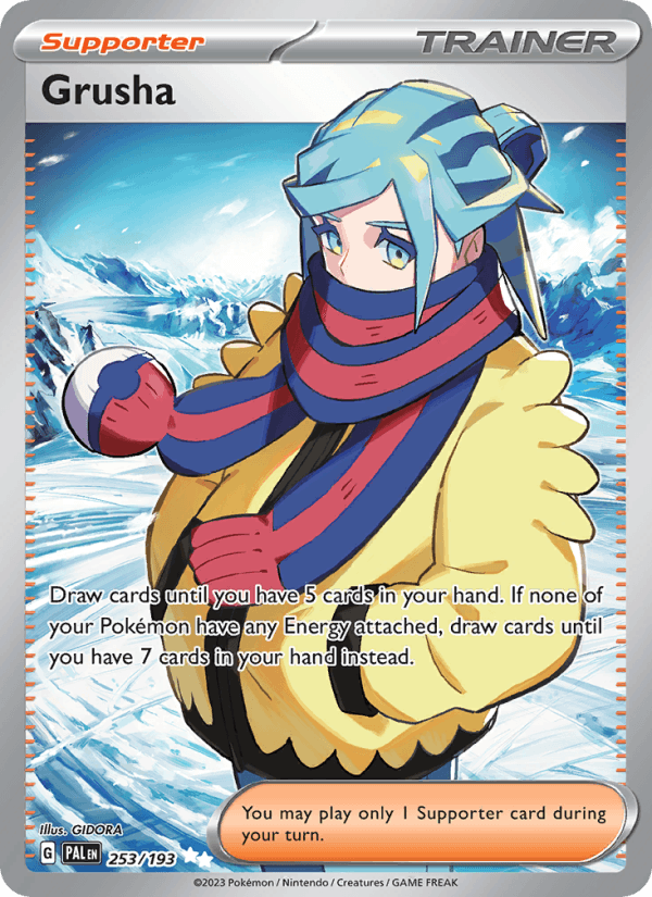 Grusha 253/193 Paldea Evolved English Pokémon card