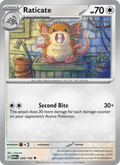 Raticate 20/165 151 English Pokémon card