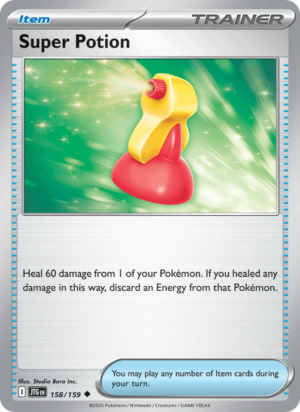 Super Potion 158/159 Journey Together English Pokémon card