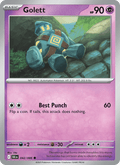Golett 42/86 Black Bolt English Pokémon card