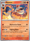 Flareon 136/165 151 English Pokémon card