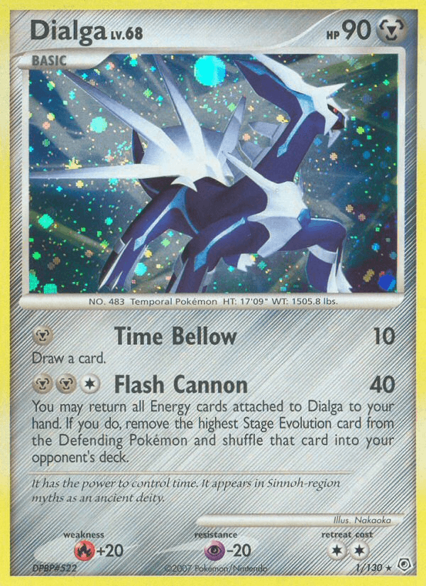 Dialga 1/130 Diamond & Pearl English Pokémon card