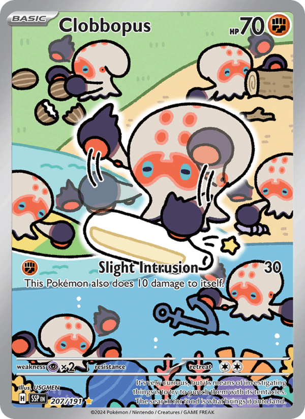 Clobbopus 207/191 Surging Sparks English Pokémon card