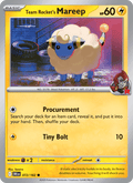 Team Rocket's Mareep 72/182 Destined Rivals English Pokémon card