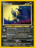 Murkrow 46 Neo Revelation English Pokemon card