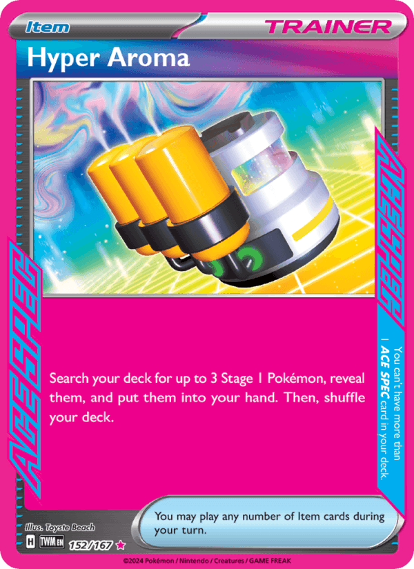 Hyper Aroma 152/167 Twilight Masquerade English Pokémon card