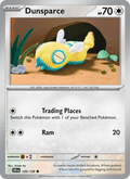Dunsparce 120/159 Journey Together English Pokémon card