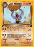 Dark Machoke 40/82 Team Rocket English Pokémon card