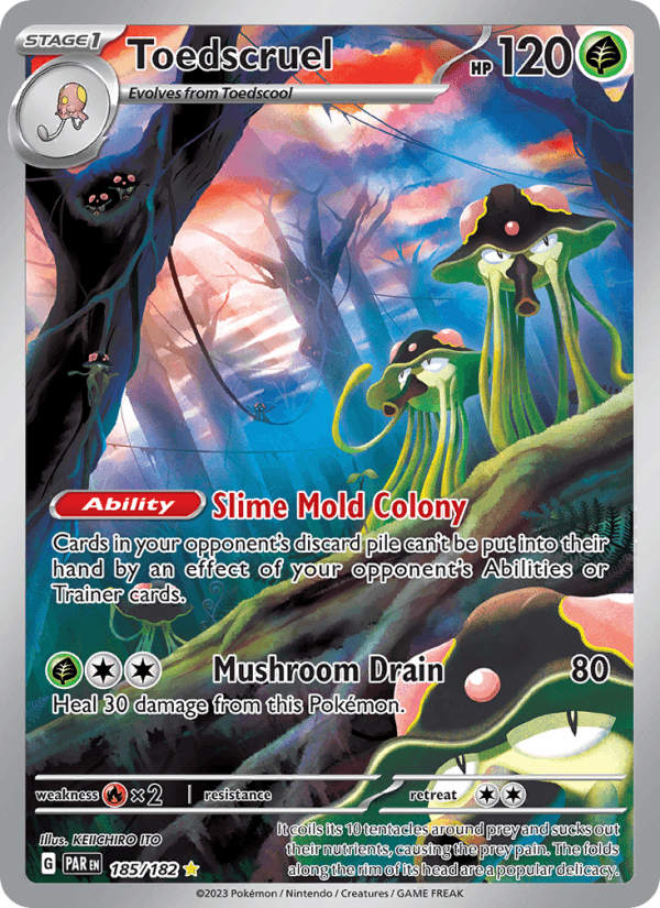 Toedscruel 185/182 Paradox Rift English Pokémon card