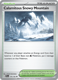 Calamitous Snowy Mountain 174/193 Paldea Evolved English Pokémon card