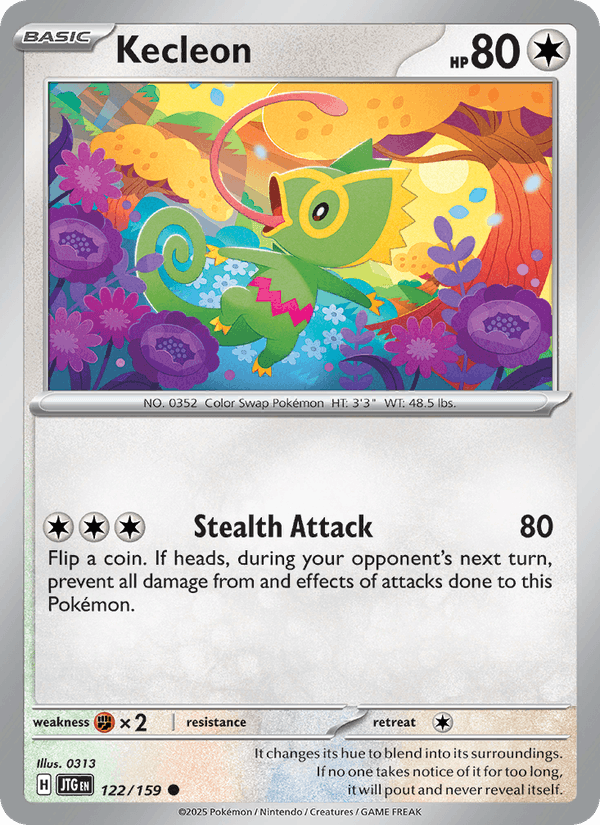Kecleon 122/159 Journey Together English Pokémon card