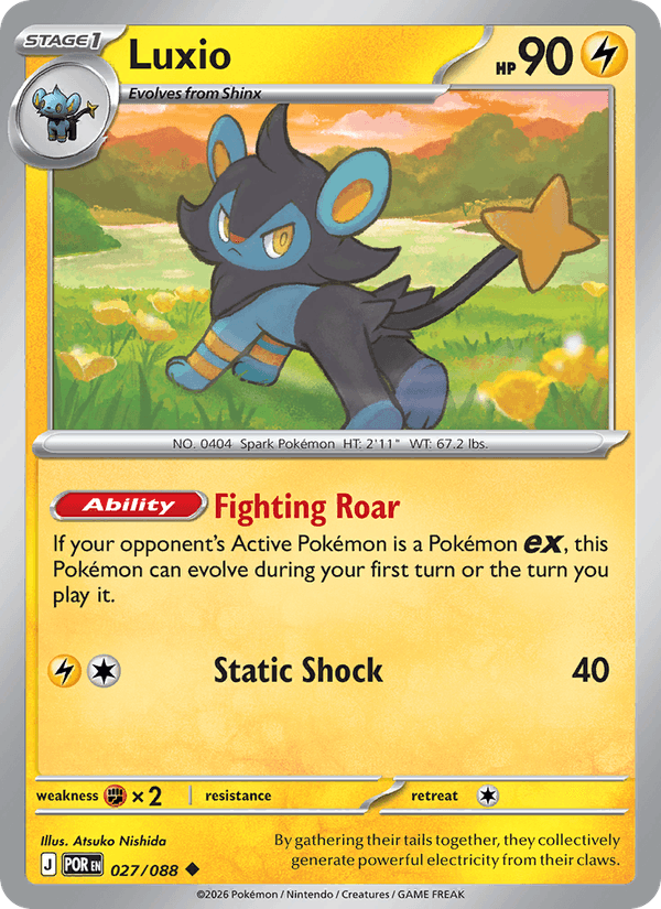 Luxio 27/88 Perfect Order English Pokémon card