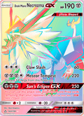 Dusk Mane Necrozma GX 163/156 Ultra Prism English Pokémon card