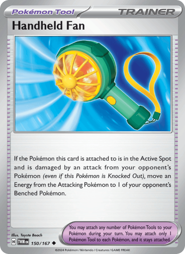Handheld Fan 150/167 Twilight Masquerade English Pokémon card