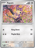 Aipom 137/167 Twilight Masquerade English Pokémon card