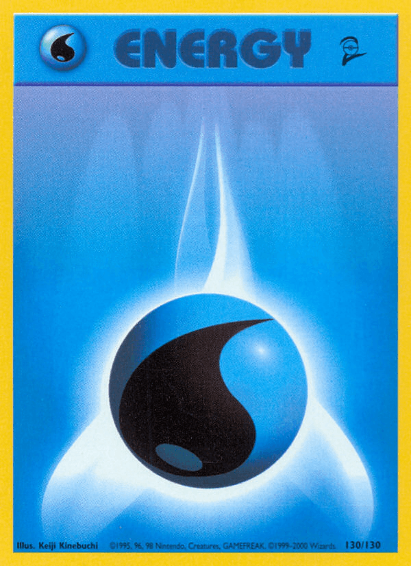 Water Energy 130/130 Base Set 2 English Pokémon card