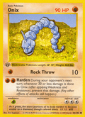 Onix 56/102 Base Set English Pokémon card