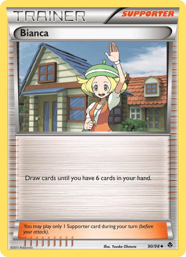 Bianca 90/98 Emerging Powers English Pokémon card