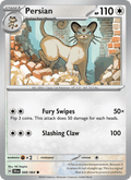 Persian 49/64 Shrouded Fable English Pokémon card