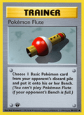 Pokémon Flute 86/102 Base Set English Pokémon card