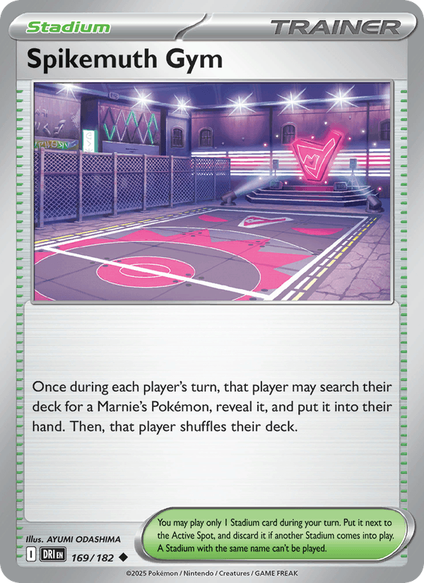 Spikemuth Gym 169/182 Destined Rivals English Pokémon card