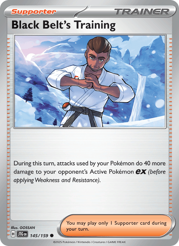 Black Belt's Training 145/159 Journey Together English Pokémon card
