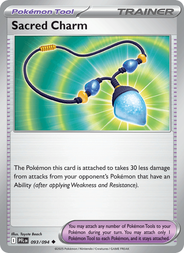 Sacred Charm 93/94 Phantasmal Flames English Pokémon card