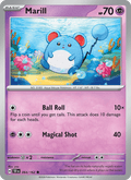 Marill 64/162 Temporal Forces English Pokémon card