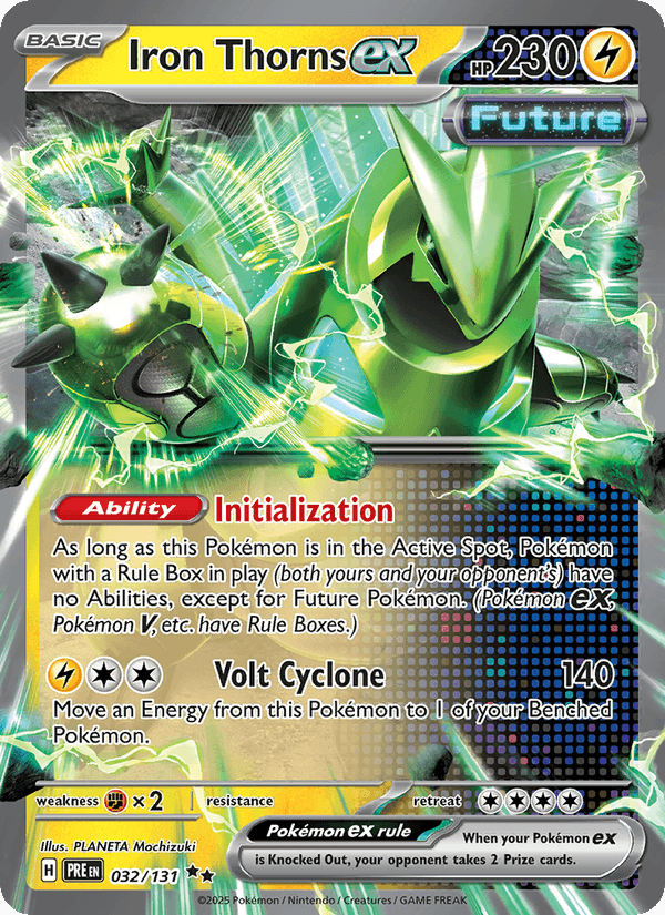 Iron Thorns ex 32/131 Prismatic Evolutions English Pokémon card