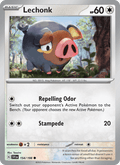 Lechonk 154/198 Scarlet & Violet English Pokémon card