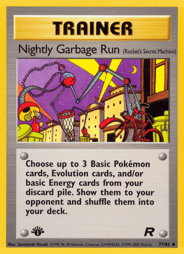 Nightly Garbage Run 77/82 Team Rocket English Pokémon card
