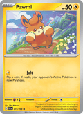 Pawmi 73/198 Scarlet & Violet English Pokémon card